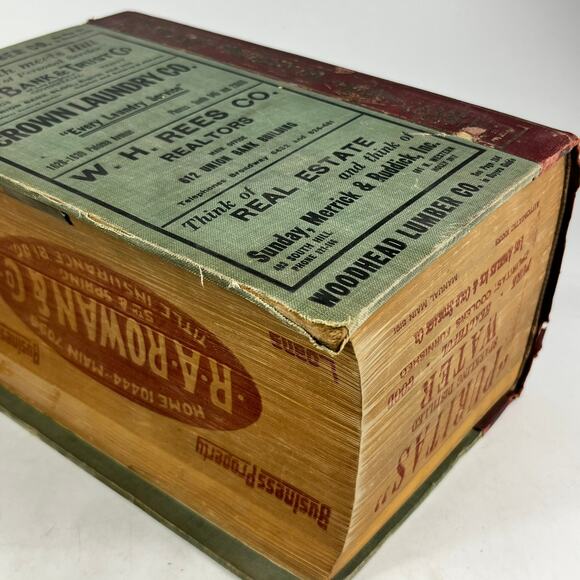 1928 Los Angeles CA City Directory POOR Ancestry Genealogy San Fernando Valley - Picture 10 of 12